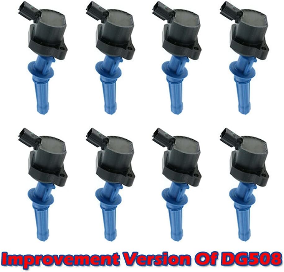 ITOM HIGH PERFORMANCE HEAVY DUTY IGNITION COIL T0001 DG508 C1454 FD503 1L2U12029AA FOR Ford EXPLORER F150 F250 F350 F450 CROWN VICTORIA E150 E250 E350 MUSTANG THUNDERBIRD LINCOLN MERCURY 4.6L 5.4L V8