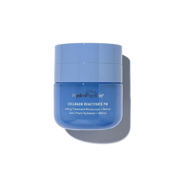 HydroPeptide Collagen ReActivate PM Firming Treatment Moisturizer, 1 oz | Lifts & Firms Overnight, Supports Collagen, Smooths Fine Lines & Wrinkles & Renews Skin, Retinol + NIMNI Technology