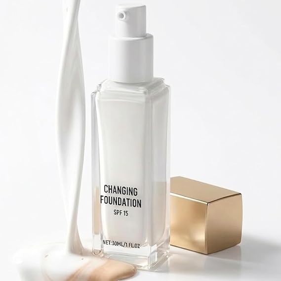 Colour Changing Foundation SPF 15,Changing Foundation for Mature Skin