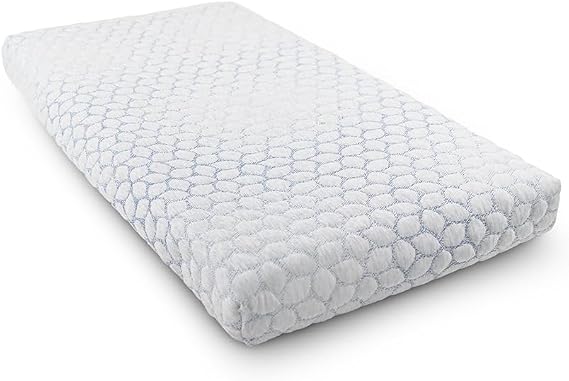 Lullaby Earth Gentle Start Breathable Infant & Toddler Crib Mattress - Lightweight & Waterproof - Non-Toxic for Baby & Toddler Bed