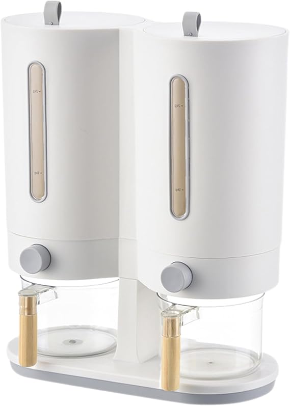 Rice Holder Dispenser Dry Food Grain Cereal Green Beans Corn Flour