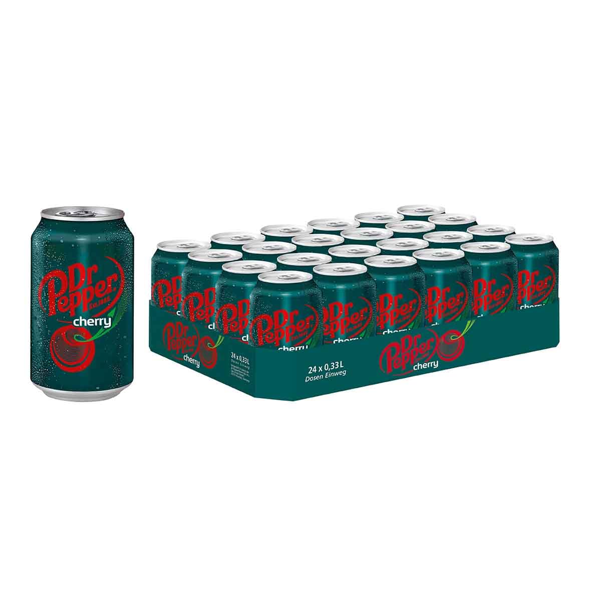 dr pepper cherry box disposable 24 x 0.33 l