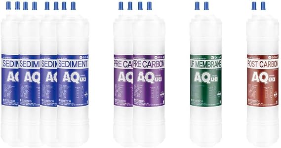 8EA Economy Replacement Water Filter 1 Year Set for Wonbong : HD-2002XTS/HD-2004XTS/WBF-1000S/WFP-1300S/WFP-500S/WFP-7200S/WFP-7210S/WFP-7220S/WFP-7230S/WFP-7260S/WFP-72DKS - 10 microns