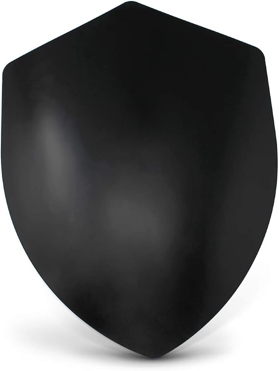 Four Point Medieval Shield Blank - 16 Gauge Steel Battle Ready - Natural - One Size, Natural, One Size