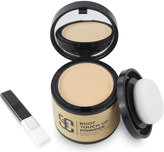 Root Touch Up Powder,Root Cover Up Hair Powder for Women for Thinning Hair & Conceals Hair Loss,Hairline Powders Instantly Hairline Shadow Cover (Light Blonde,0.14 Ounce (Pack of 1))