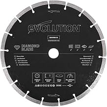 Evolution 10 Inch Diamond Blade with Segmented Edge, 7/8 In Bore, Concrete, Stone, Brick Cutting Diamond Blade