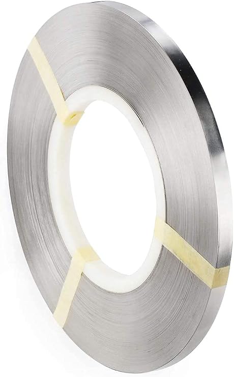 Pure Nickel Strip- 99.6% Nickel for 18650 Soldering, Li-Po Battery, NiMh and NiCd Battery Pack Battery and Spot Welding (0.2mm, 8mm)