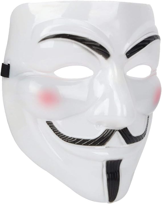 Anonymous Guy Mask White