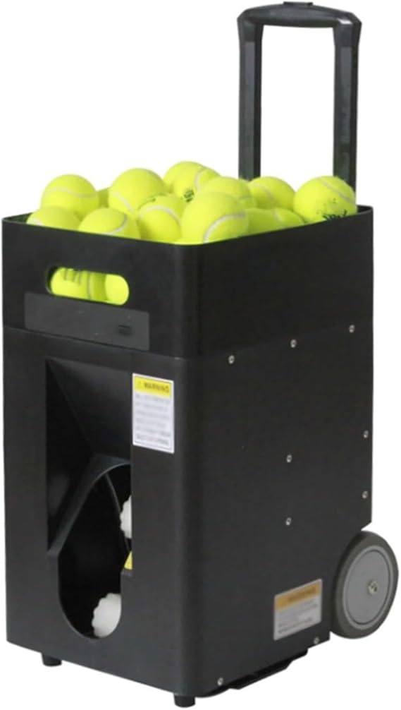 Tennis Ball Machine, Automatic Portable Launcher for All Level Players, Pre-programmed and Custom Drills, Includes App and Remote Control