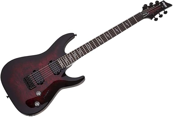 Schecter Omen Elite-6 Electric Guitar - Black Cherry Burst