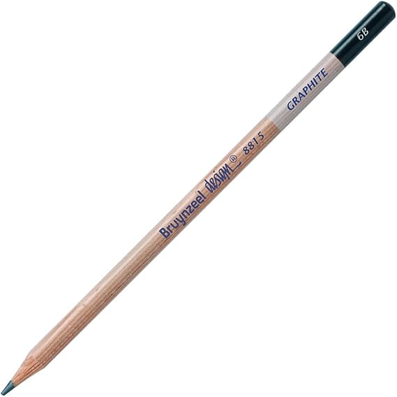 Bruynzeel Royal Talens Design Graphite Pencil, 6B Lead (8815K6B)