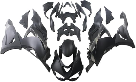 US STOCK Matte Black Fairing Fit for 2024 2025 ZX6R ZX-6R 636 Injection ABS Plastics Aftermarket Bodywork Bodyframe 24 25 N01