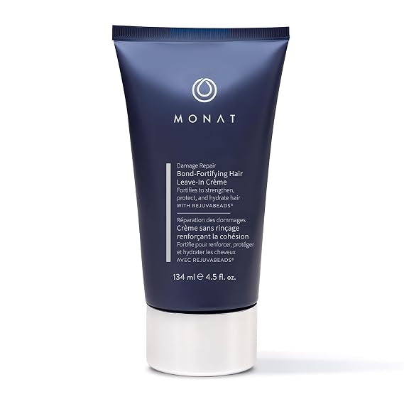 MONAT Damage Repair Bond-Fortifying Hair Creme Leave-in Creme Conditioner Refreshing Neroli and Orange Flower Fragrance Enhances Shine and Texture No Frizz in Humid Conditions