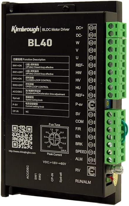48V 400W Brushless DC Motor Driver 18-60VDC BLDC Motor controller