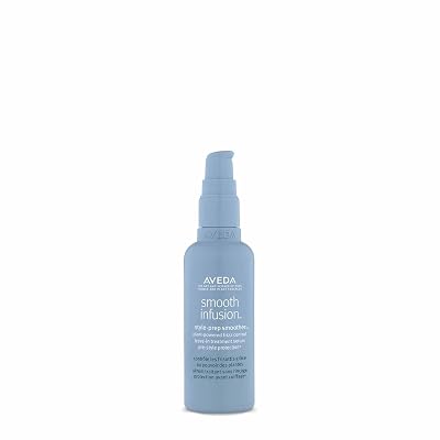 Aveda Smooth Infusion Style-Prep Smoother | Leave-In Anti-Frizz Serum | 72-Hour Frizz Defense & Frizz Control | Heat Protectant | 98% Naturally Derived
