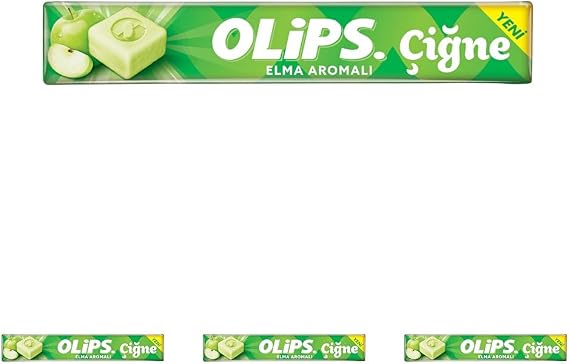 Olips Chew Apple Flavored Refreshing Candy 47g 4 pack