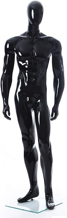 Black Gloss Male Mannequin