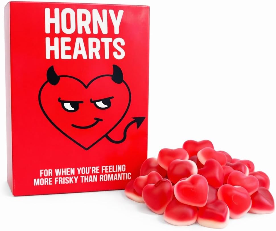 Valentines Sweets Red Hearts Valentines Gift For Him Valentines Gift For Her Gummy Sweets Naughty gifts for boyfriend husband wife girlfriend