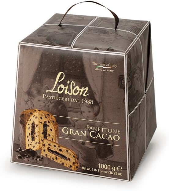 Loison. Panettone Gran Cacao. Tuttigiorni Line. Astucci. 1kg (2.2lb).