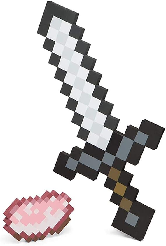 Minecraft Iron Sword & Porkchop Foam Adventure Kit
