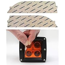 Lamin-x Custom Fit Amber Fog Light Covers for Audi S4 (13-16)