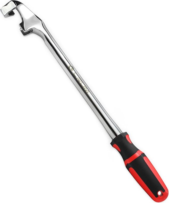 CROM 15-Inch Wrench Extender Tool - Extension Wrench Torque Multiplier Tool Bar For Maximum Leverage, Offers Extra Torque To Remove Tight Fasteners,