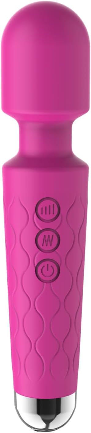 Portable Cordless Massager -Relaxes Muscles Multiple Speeds and Modes - for Body and Back Foot (Rose Red)