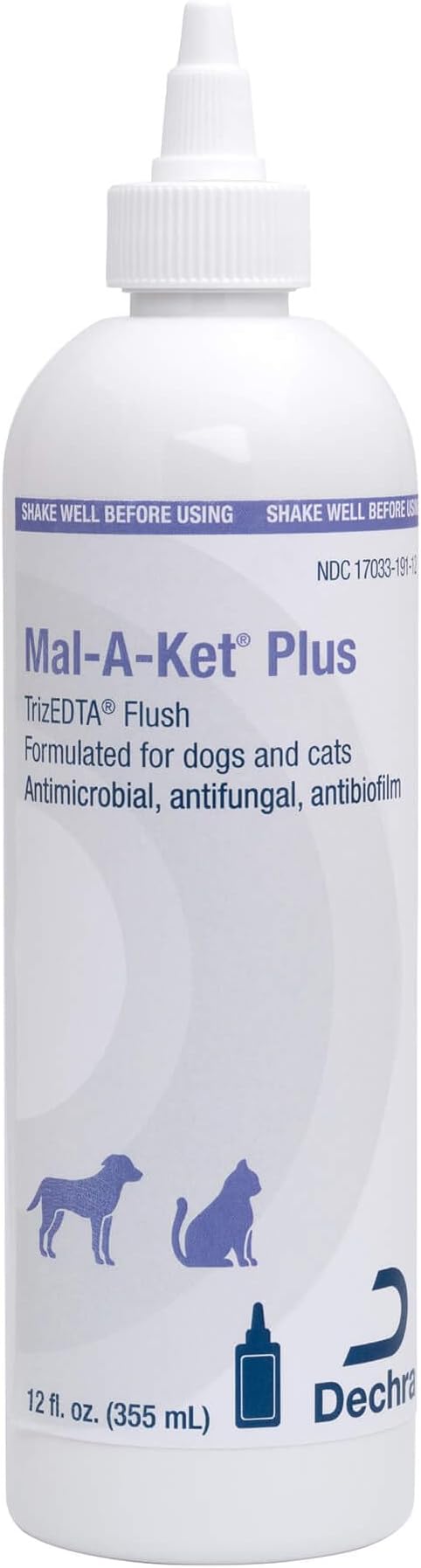 Mal-A-Ket Plus TrizEDTA Flush for Cats and Dogs, 12 oz