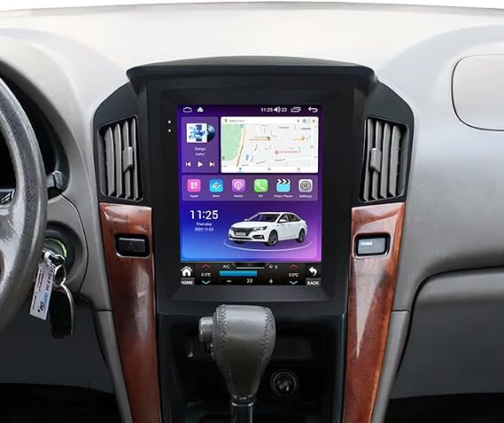 Android 11 Car Stereo for Lexus RX RX300 RX330 RX350 RX400 RX450 1997-2003 Car Radio Apple Carplay Android Auto Bluetooth Player for Vertical Screen (2+32GB)