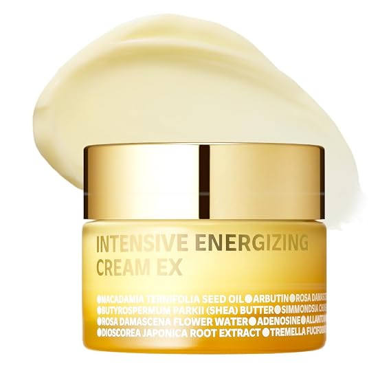 ISOI Intensive Energizing Cream EX, Face & Neck Cream, 0.68 fl oz | Skin Elasticity, Deep Moisturizing Formula, Tightening & Firming Care