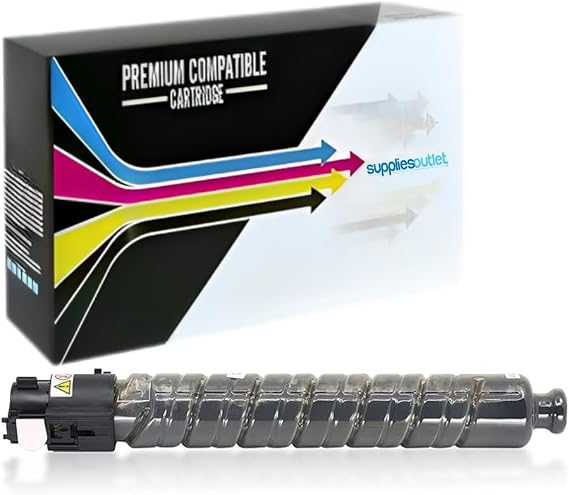 Compatible Toner Cartridge Replacement for Ricoh MP C300 / 841295 / 841724 (Black,1 Pack)