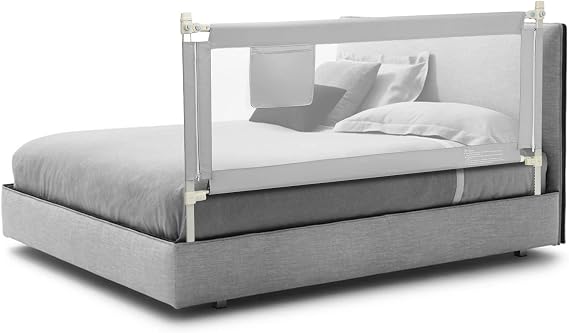 Bed Rail for Toddlers, Extra Long, Portable Safety Bed Guardrail with Side Pocket, Baby Bed Rail Guard, Fit King Queen Full Twin Size Bed Mattress (175 x 25 x 102 cm)