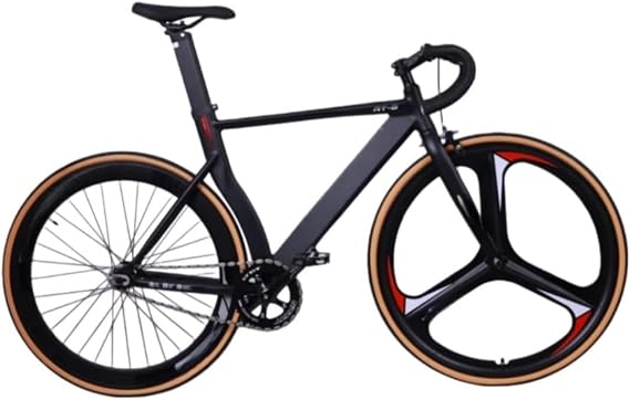 New Piston Bike Fixed Gear Bicycle, 700c*28c, Ultra Lightweight, Height: 5 ft 1.0 inches - 6 ft 1.0 inches 155-185 cm, Front Disc Brakes, High Carbon Steel Front Fork, Drop Handle, Mountain Bike