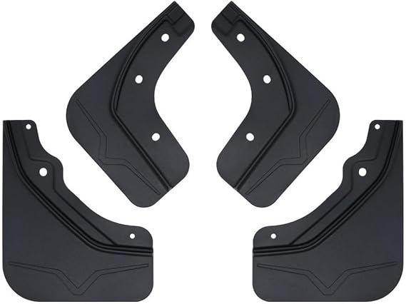 Four Piece Mud Flap Assembly for Vinfast VF 25 VF 26 and For Limogreen 25 26 Featuring PP TPE Material Compatibility
