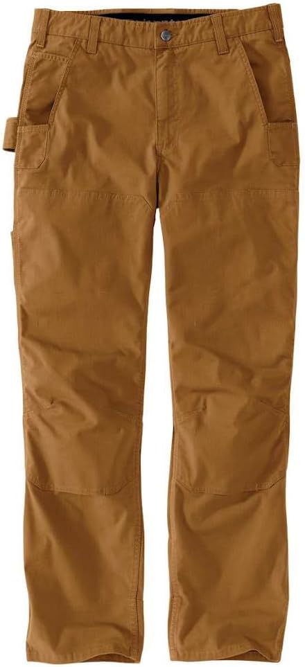 Carhartt Men's Work Utility Pants Steel Rugged Flex Relaxed Fit Ripstop Double Front Utility Work Trousers