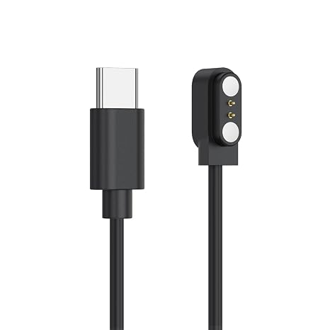 Smart Watch Charger Cable compatible with AEAC, Fitpolo, GRV, Letscom, Letsfit, Lifebee, Teminice, Tensky, VeryFit, VeryFitPro, Willful, Woneligo, Ya may, ID205L, ID208BT, IDW13 etc. (USB C 50cm)