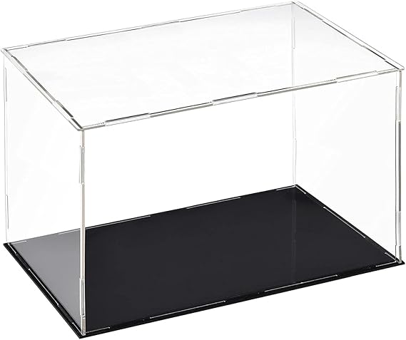 Acrylic Clear Display Case,Countertop Box Cube Organizer Stand Dustproof Protection Showcase Cube Collectibles Show Box For Action Figures/Toys/Collectibles(30*20*10Cm)