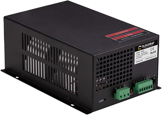 CO2 Laser Power Supply 80-100W 220V for CO2 Laser Engraver Cutter M100(Updated MYJG100