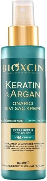 Bioxcin Keratin & Argan Onarıcı Sıvı Saç Kremi, 150 ml