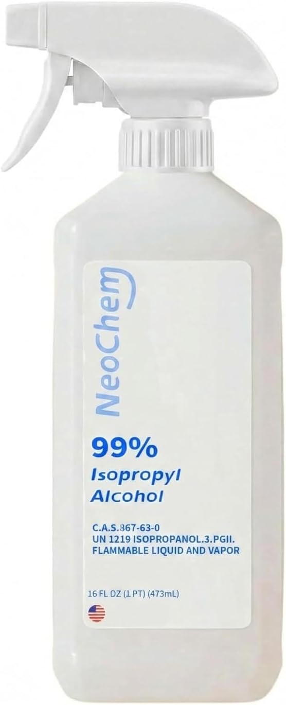 99% Isopropyl Spray 16oz Fine Mist & Locking Cap