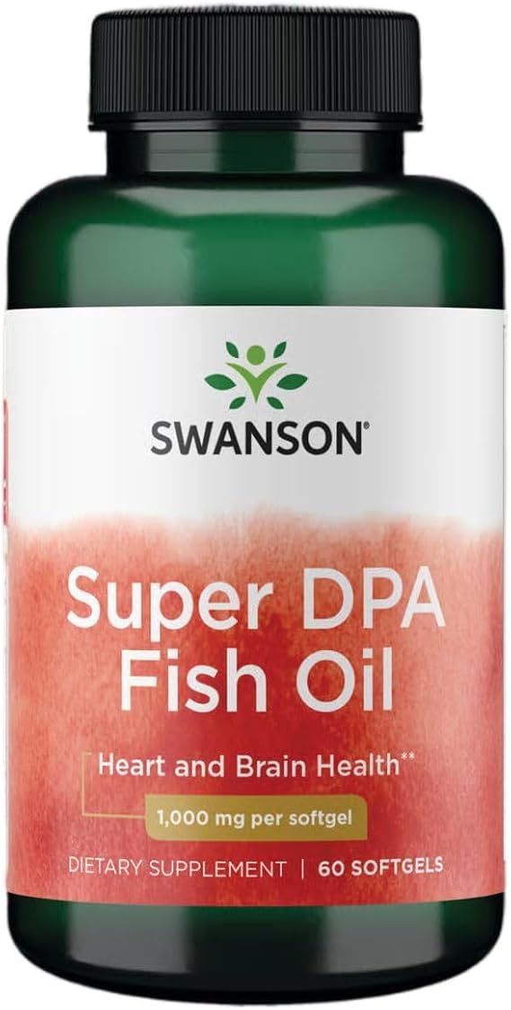 Swanson Super Dpa Fish Oil 60 Sgels (1 Pack)