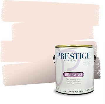 PRESTIGE Paints P500-P-7001-4VP Paint and Primer In One, Adobe Blush, 1 gallon