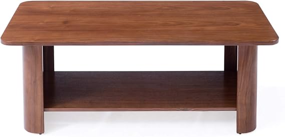 TransDeco coffee table, 47", Walnut
