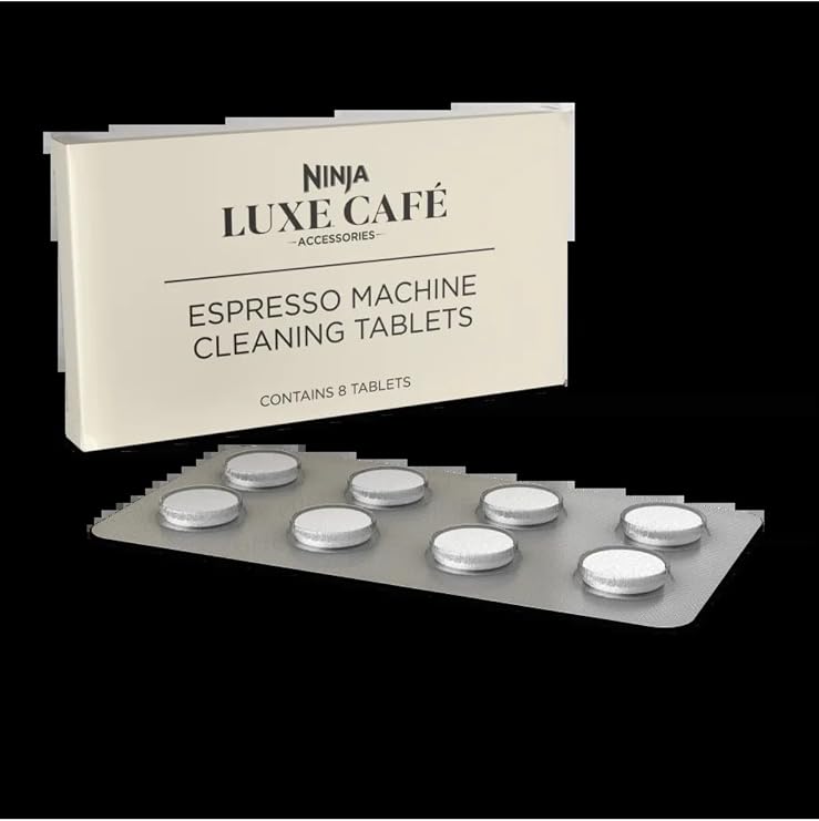 Ninja Luxe Café Espresso Makinesi Temizlik Tableti, 8'li Paket, ES600 ve ES700 Serisi ile Uyumlu