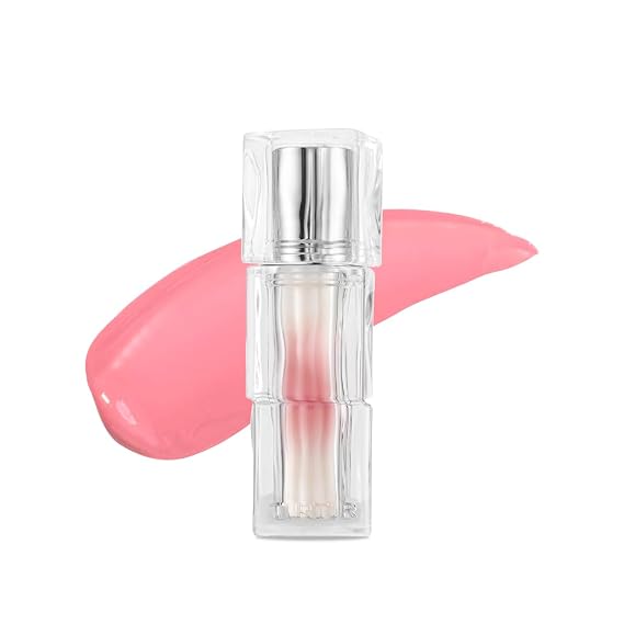 TIRTIR [*Mini Size Waterism Tinted Lip Gloss #24 Lovably, 0.06 Fl Oz Kiss Ready Lipgloss, 12H Long Lasting Non Sticky Natural Tinted Glow Korean Multiuse Cheek and Lip Tint for Women gift