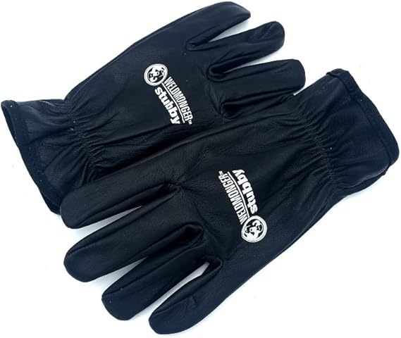 Weldmonger TIG Welding Gloves Stubby Black (XXL)