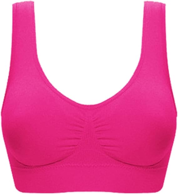 Womans Wireless Breathable Gathering Sports Bra Traceless Comfortable No Steel Ring Vest Everyday Sleep Bras