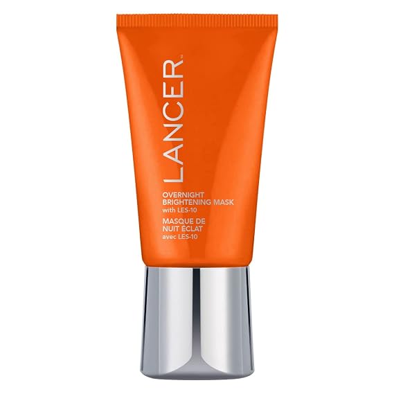 Lancer Skincare Overnight Brightening Mask with Vitamin C and Niacinamide, Anti-Aging Night Face Mask, 1.7 Ounces