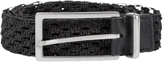 Bottega Veneta Macrame Woven Black Belt
