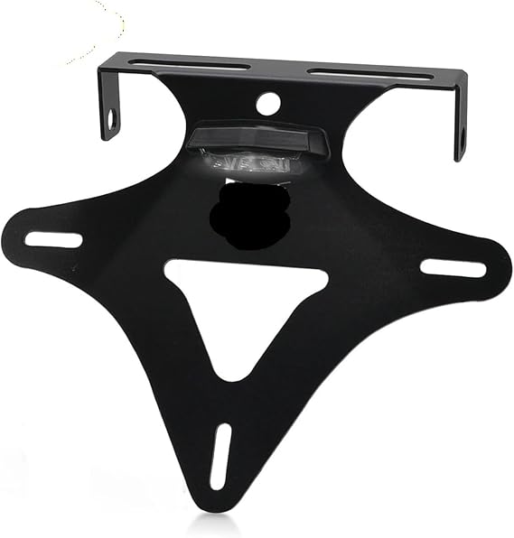for Benelli 300 302S 600 TNT600 BN302S BN300 Motorcycle Rear Tail Tidy Number License Plate Holder Motorcycle Fender Eliminator(Black with Light)